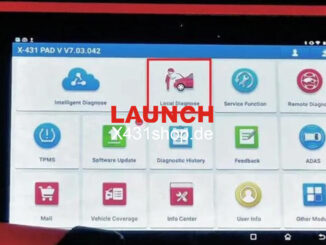 Launch X431 PAD V Eilte with EV Diagnostic Kit