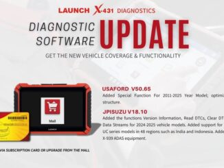 Launch X431 update Ford and ISUZU diagnostic software