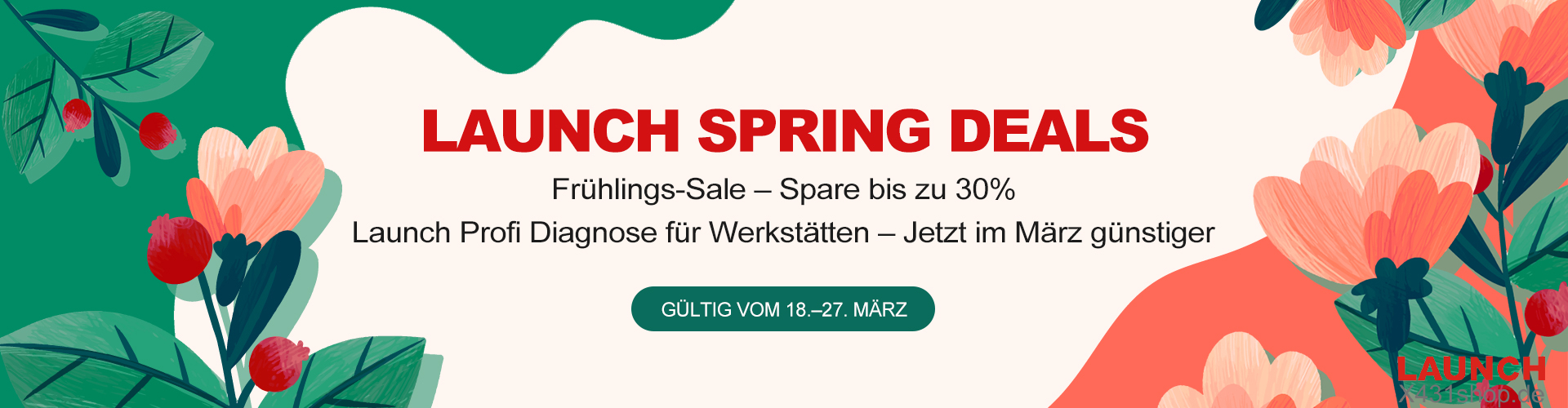 LAUNCH X431 SPRING DEALS