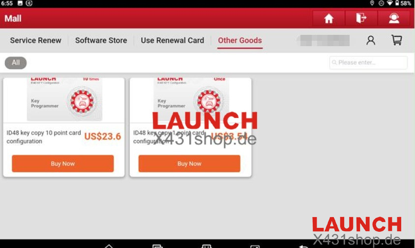 LAUNCH X431 ID48 card