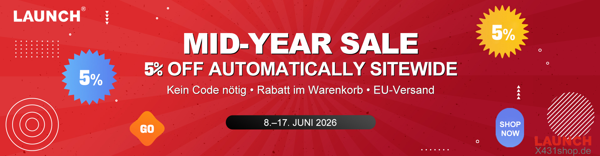 X431shop.de mid year sale