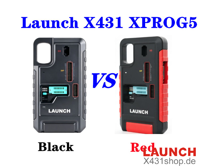 LAUNCH X431 XPROG5 Black and Red Versions Explained