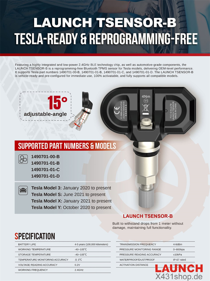 Launch TSENSOR-B