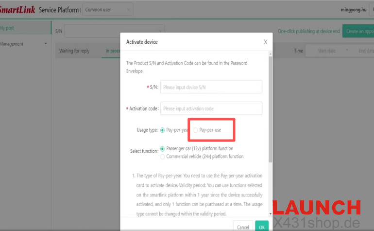 launch x431 super remote diagnosis