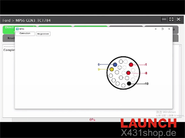 LAUNCH X-PROG5 connection diagram