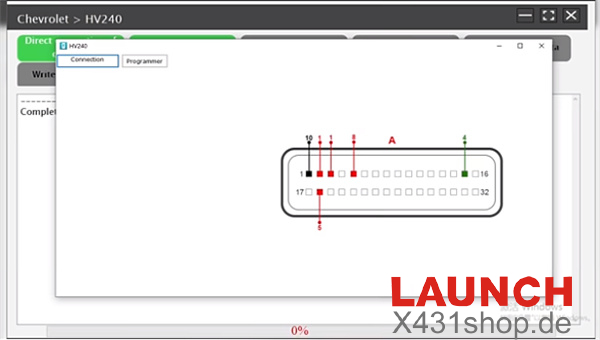 X431 ECU Programmer Check the Wiring Diagram